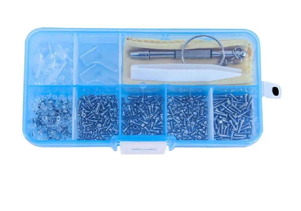 Eyeglass Repair Kit Sunglass Glasses Repair Kit with Screws Assorted Tweezers Sc 2
