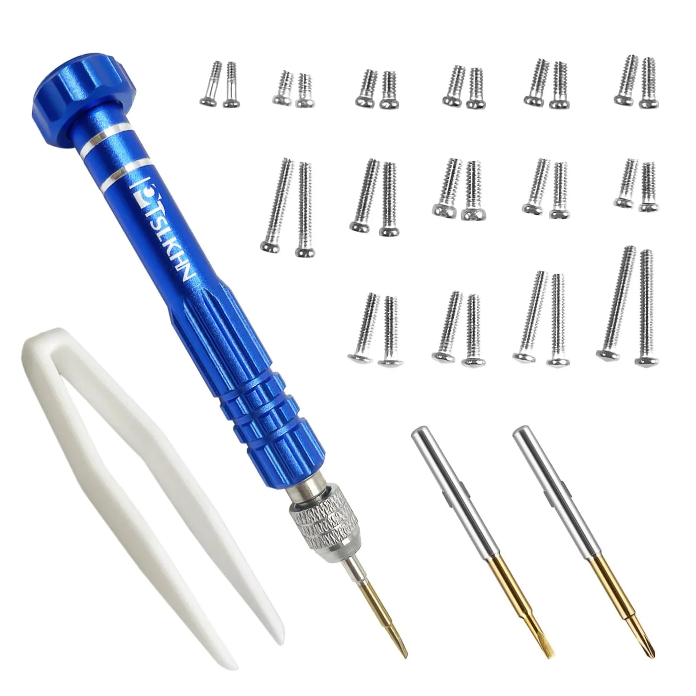 EyeGlass Repairing Kit Steel Screwdriver with 15 Types of Screws Repair Tool Set 2